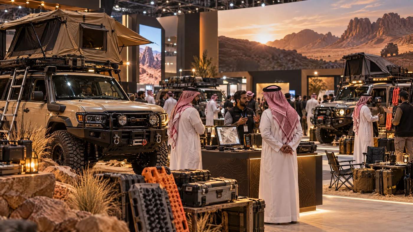 فئات معرض DUNES 2026 والأنشطة الخارجية والبحرية
