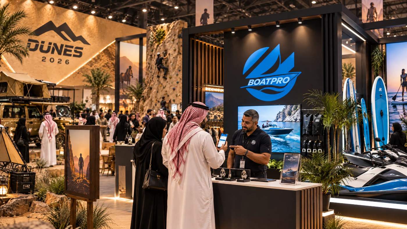 ملتقى DUNES 2026 في الرياض: مشاركة BoatPro وأبرز المعلومات عن الملتقى