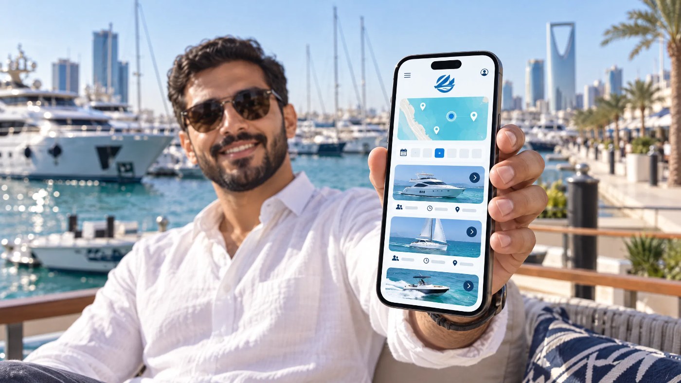 تطبيق BoatPro في السعودية: حجز القوارب واليخوت والمغامرات البحرية