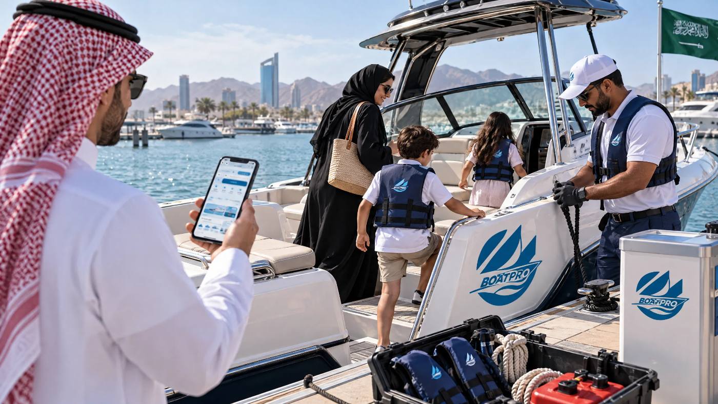 خدمات المراسي البحرية في السعودية: دليلك لاختيار المرسى المناسب لقاربك | BoatPro